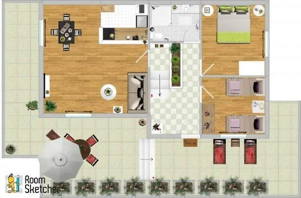 Апартаменты Leda