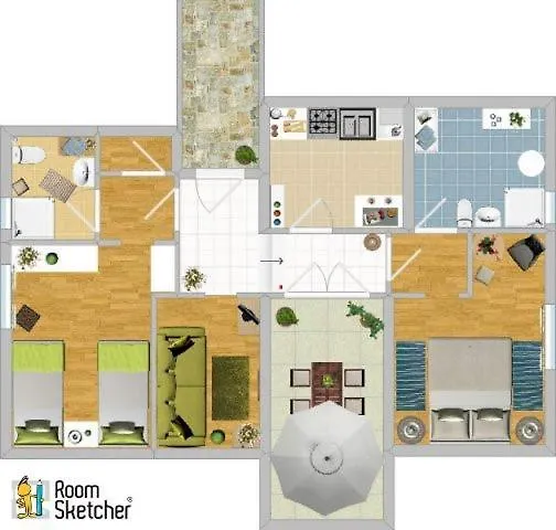 Апартаменты Leda